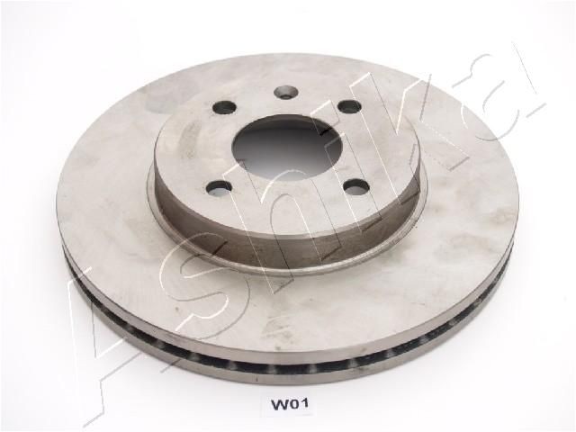 ASHIKA 60-0W-001: Brzdový kotouč přední osa, R: 255,9mm, větráno