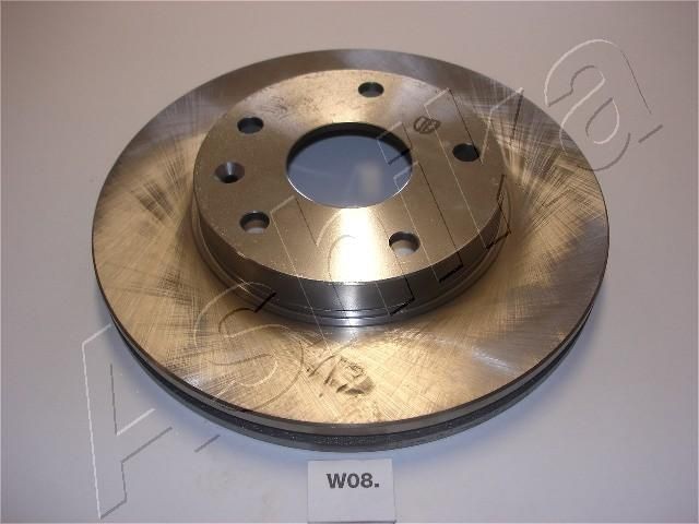 ASHIKA 60-0W-008: Bremseskive foraksel, Ø: 256mm, ventileret, Ø: 256mm