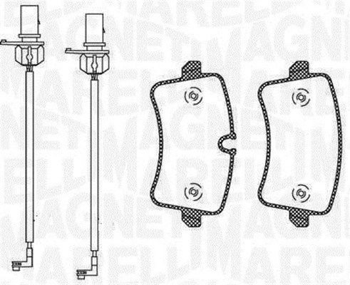 MAGNETI MARELLI 363916060675: Bremsbeläge
