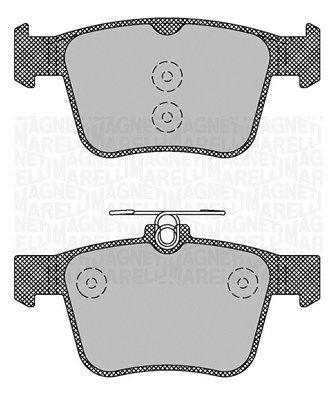 MAGNETI MARELLI 363916060713: Piduriklotsid