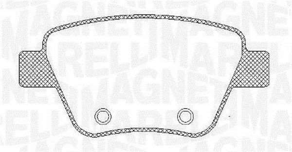 MAGNETI MARELLI 363916060441: Piduriklotsid