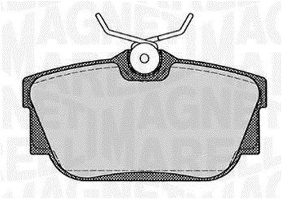 MAGNETI MARELLI 363916060420: Stabdžių kaladėlės
