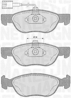 MAGNETI MARELLI 363916060102: Bremseklodser
