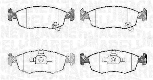 MAGNETI MARELLI 363916060428: Bremseklodser