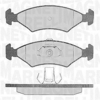MAGNETI MARELLI 363916060248: Piduriklotsid