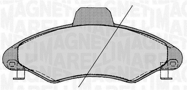 MAGNETI MARELLI 363916060247: Piduriklotsid