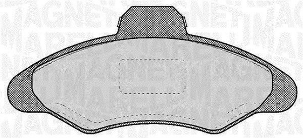 MAGNETI MARELLI 363916060246: Piduriklotsid