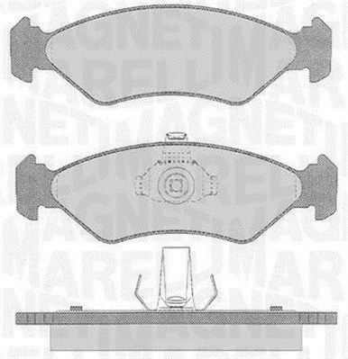 MAGNETI MARELLI 363916060250: Piduriklotsid