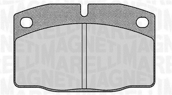 MAGNETI MARELLI 363916060354: Sada brzdových destiček, kotoučová brzda