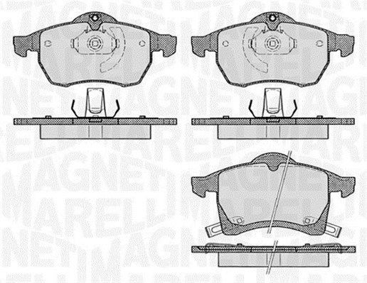 MAGNETI MARELLI 363916060523: Piduriklotsid