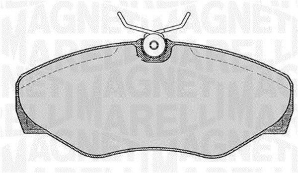 MAGNETI MARELLI 363916060371: Stabdžių kaladėlės