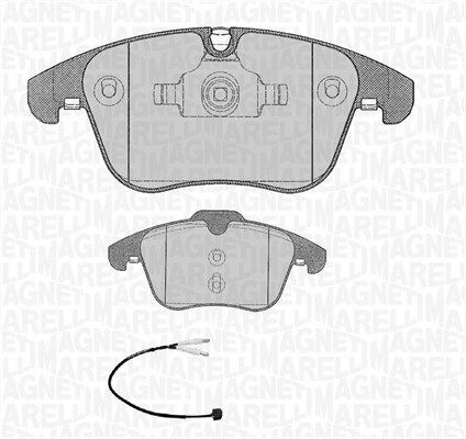 MAGNETI MARELLI 363916060669: Piduriklotsid