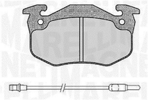 MAGNETI MARELLI 363916060378: Bromsbelägg