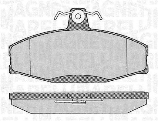 MAGNETI MARELLI 363916060397: Bremsbeläge