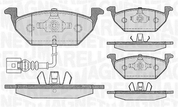 MAGNETI MARELLI 363916060132: Piduriklotsid