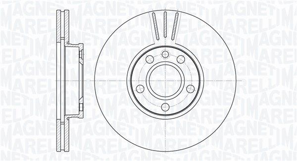 MAGNETI MARELLI 361302040320: Stabdžių diskas Ø: 300mm, vidinis ventiliavimas, Ø: 300mm