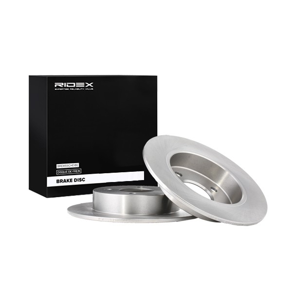 RIDEX 82B1251: Piduriketas Tagasild, Ø: 239,8mm, täis, Malm, Ø: 239,8mm, katmata, ilma kruvideta