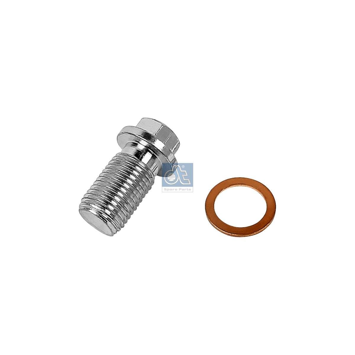 DT Spare Parts 4.40515: Sulgurkruvi, õlivann M14 x 1,5