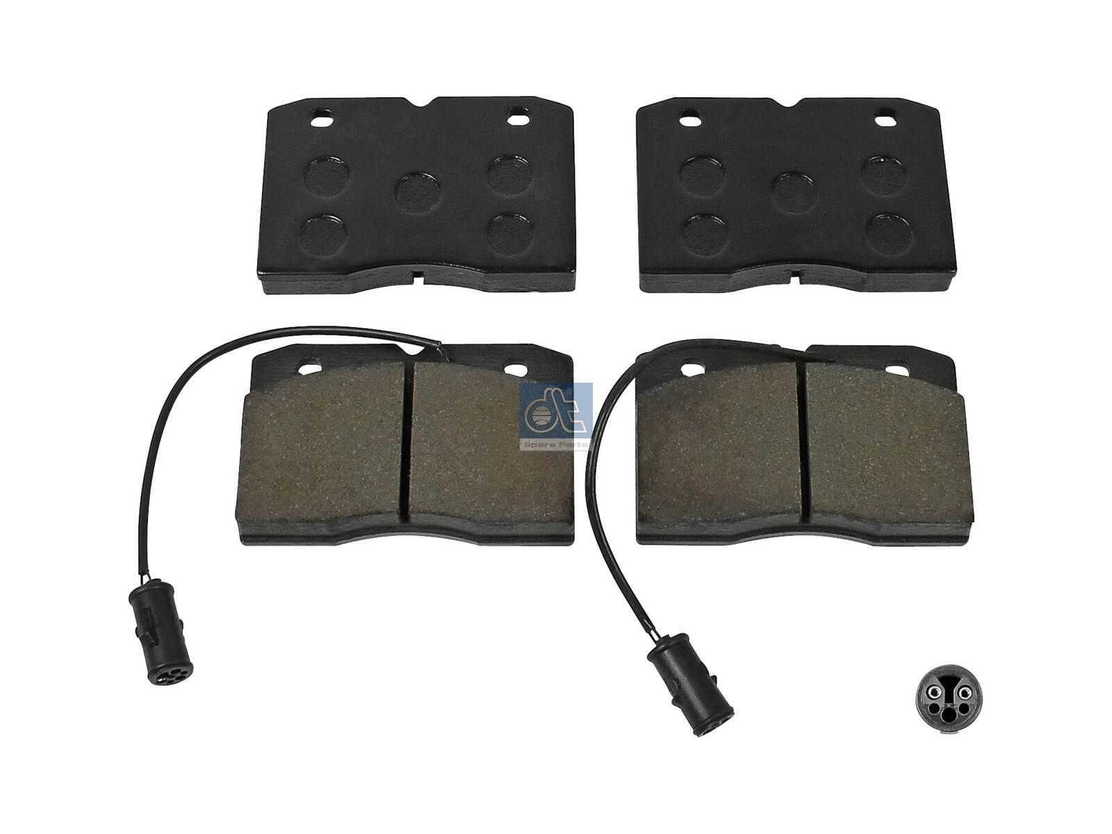 DT Spare Parts 7.92610: Bromsbelägg framaxel