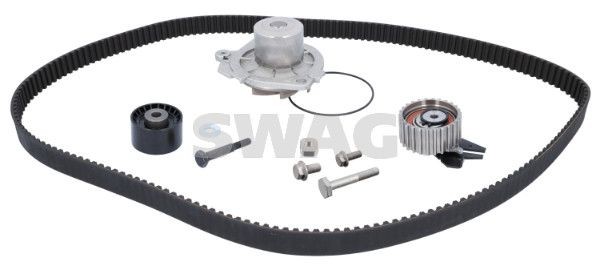 SWAG 70 94 5142: Tandremssæt med vandpumpe Zähnez.: 190, Breite: 24mm, med vandpumpe