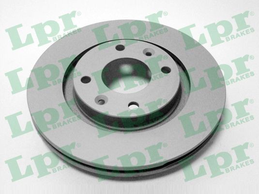 LPR P1002VR: Disc de frână TOTAL COATED Ř: 266mm, ventilat interior, Ř: 266mm