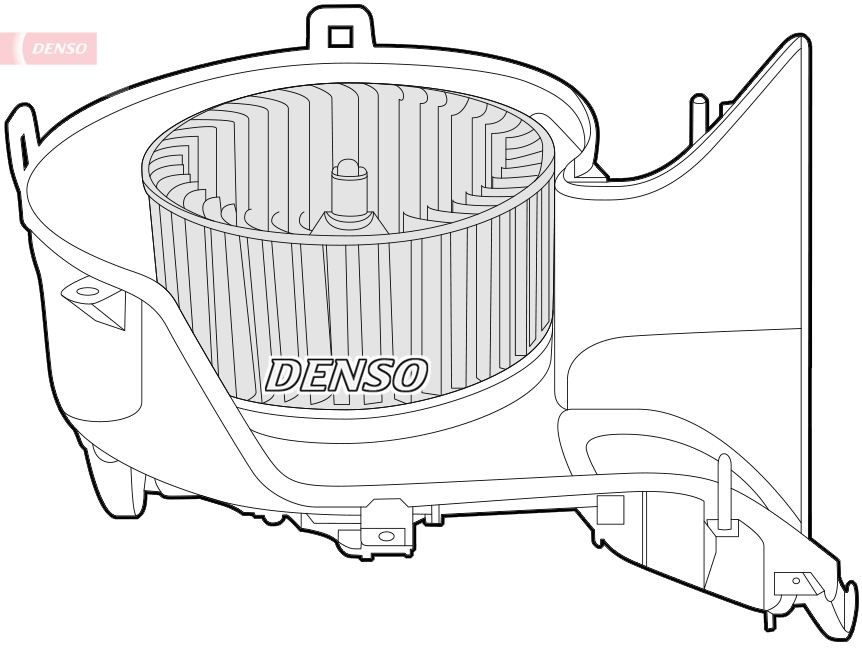 DENSO DEA25001 Innenraumgebläse 12V, ohne Widerstand