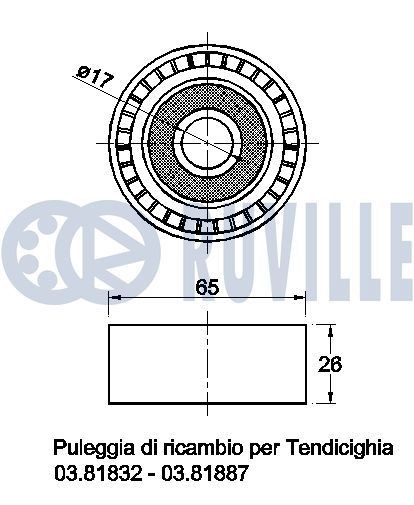 RUVILLE 5667570: Kit de distribution Nombre de dents 1: 141