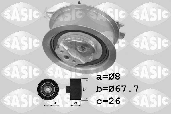 SASIC 1706070: Rullo tenditore, cinghia dentata senza kit bulloni/viti