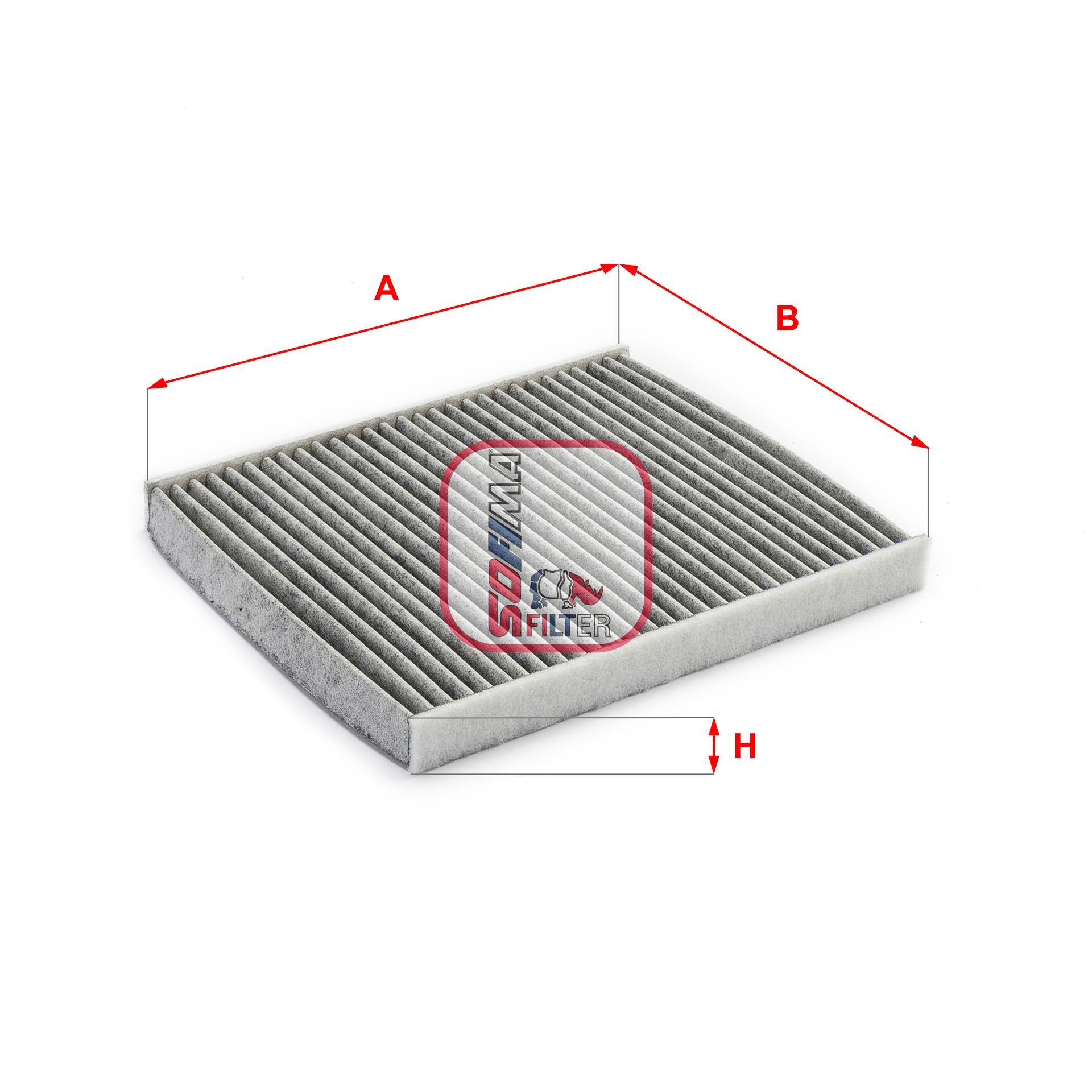 SOFIMA S 4221 CA: Filtrs, Salona telpas gaiss Aktivētās ogles filtrs