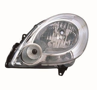 ABAKUS 551-1176R-LD-EM: Strålkastare Höger, H4, utan elmotor, utan glödlampa, utam ställmotor för lysviddsreglering