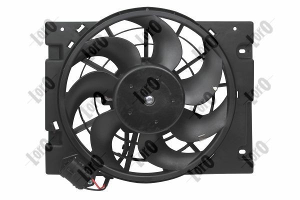 ABAKUS 037-014-0001: Ventilátor chladenia motora 310mm, s elektromotorom, s ramikom vetraka chaldica, bez ramu vetraka chladica