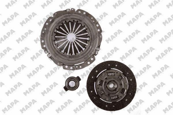 MAPA 004200400: Kit frizione 3P Kit con spingidisco frizione, con disco frizione, con cuscinetto disinnesto, senza volano