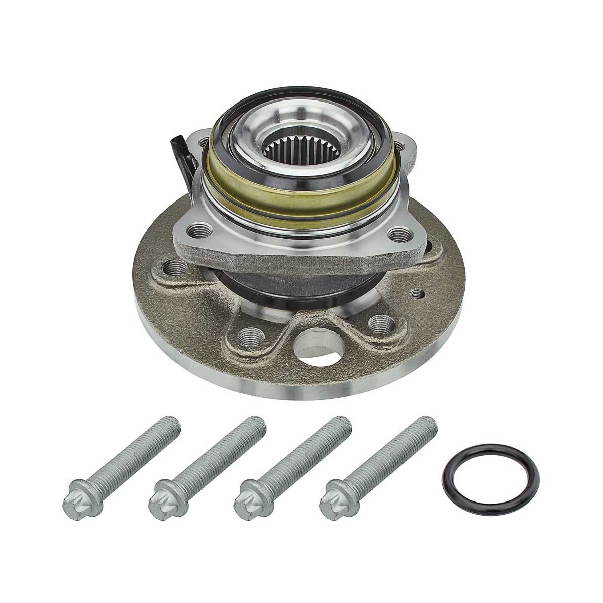 MEYLE 014 750 0007: Kit de roulement de roue Essieu arrière, avec matériel de montage/fixation, avec roulement de roues intégré, avec bague magnétique intégré, ORIGINAL Quality