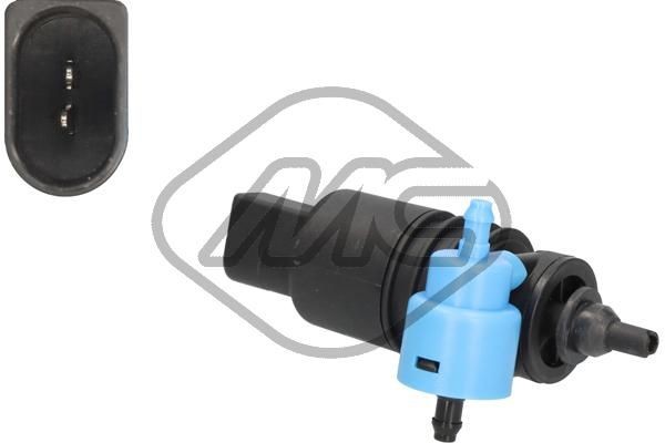 Metalcaucho 02059: Pompa acqua lavaggio, Pulizia cristalli 12V, per dispositivo lavavetri