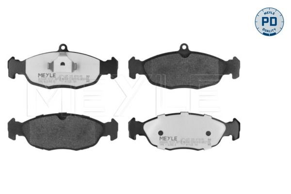 MEYLE 025 205 4716/PD: Plăcuțe de frână cu tabla anti scartait, MEYLE-PD Quality