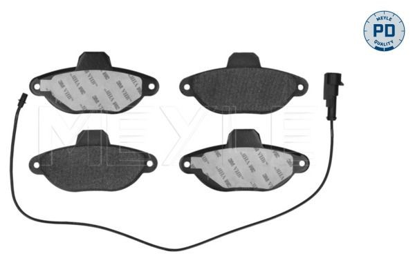 MEYLE 025 214 3617/PD: Bremseklodser foraksel, med anti-knirke-plade, MEYLE-PD Quality
