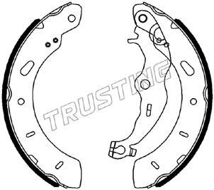 TRUSTING 040.165: Bremžu loku komplekts