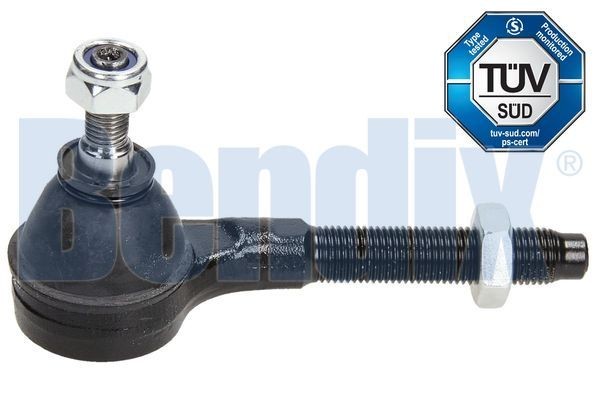 BENDIX 040327B: Końcówka drążka kierowniczego poprzecznego zewnętrzny, Oś przednia, 115[mm]