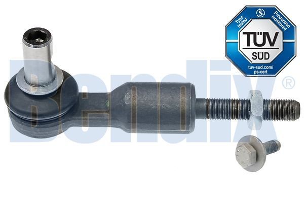 BENDIX 040683B: Hlava příčného táhla řízení přední osa, oboustranná, vnější, 156mm, se šroubem
