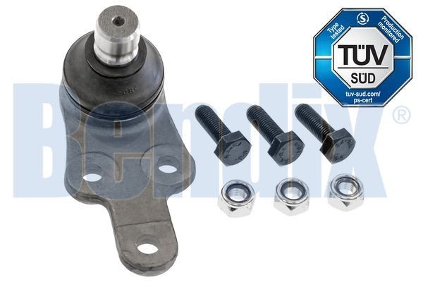 BENDIX 041524B: Μπαλάκι ψαλιδιού κάτω, μπροστινός άξονας, και στις δύο πλευρές, με υλικά στερέωσης
