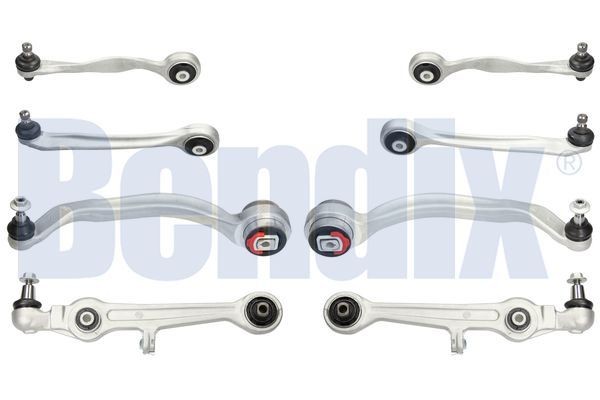 BENDIX 043118B: Kit bras de suspension Essieu avant, gauche, droit