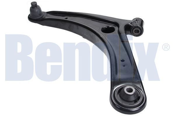 BENDIX 045708B: Ψαλίδι, ανάρτηση τροχών μπροστινός άξονας, αριστερά, Ατσάλινη λαμαρίνα, με λαστιχένιο έδρανο, με ακρόμπαρο