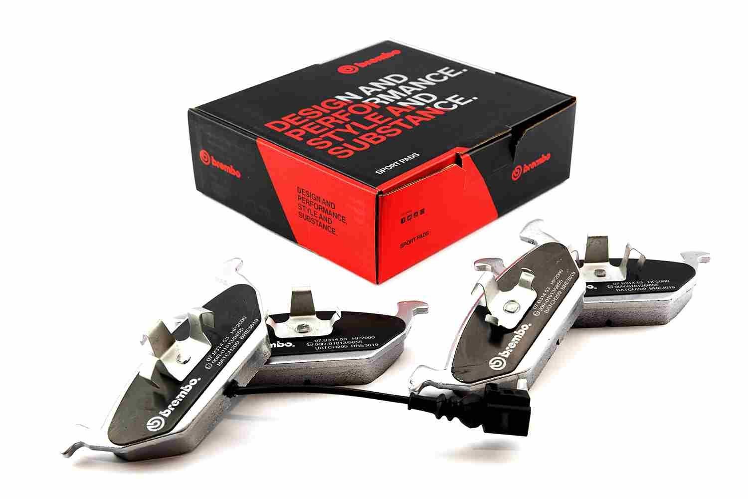 BREMBO 07.B314.53: Raceing-piduriklotsi komplekt UPGRADE, SPORT | HP2000