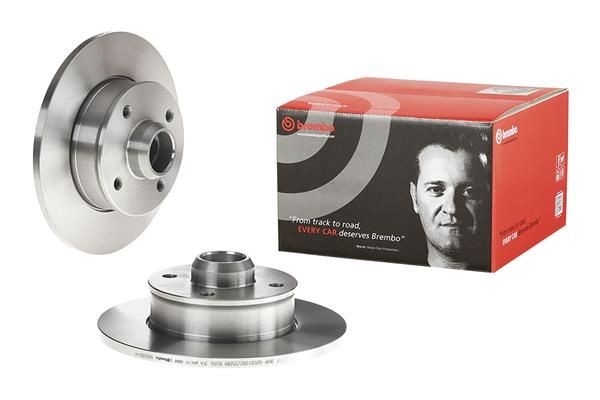 A.B.S. 08.5005.14: Disco de freno BREMBO Ø: 226mm, macizo, Fundición gris, Ø: 226mm