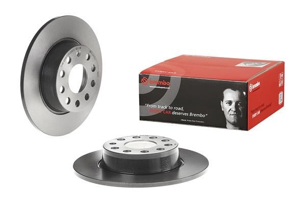 A.B.S. 08.B413.11: Piduriketas BREMBO COATED DISC LINE Ø: 272mm, täis, Hallmalm, Ø: 272mm, kaetud