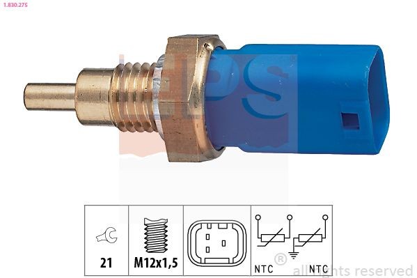 EPS 1.830.275: Andur, Jahutusvedeliku temp. M12x1,5, Made in Italy - OE Equivalent