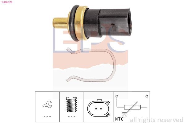 EPS 1.830.376: Andur, kütusetemperatuur ilma ühendusosadeta, Made in Italy - OE Equivalent