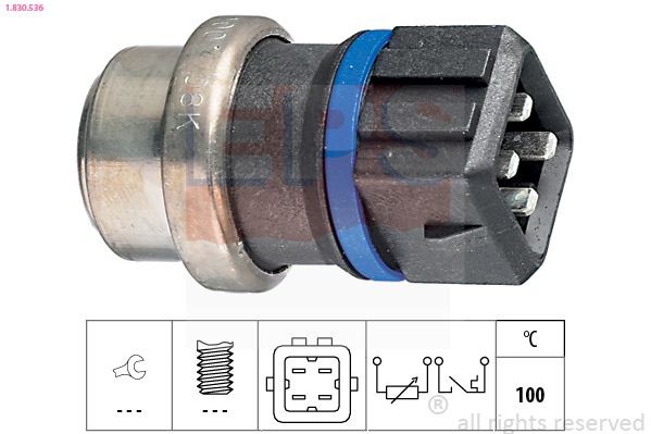 EPS 1.830.536: Andur, Jahutusvedeliku temp. Made in Italy - OE Equivalent