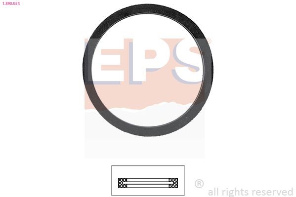 EPS 1.890.554: Dichtung, Thermostat Made in Italy - OE Equivalent