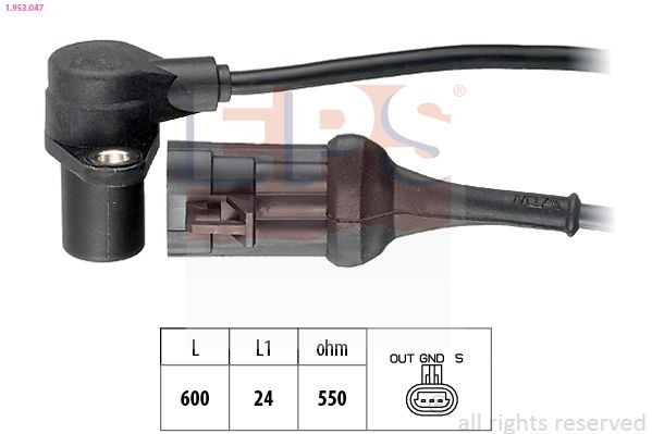 EPS 1.953.047: Andur, väntvõll Made in Italy - OE Equivalent